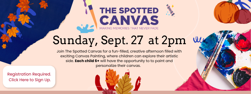 Canvas Painting w/ Spotted Canvas, Sep 27, 2:00