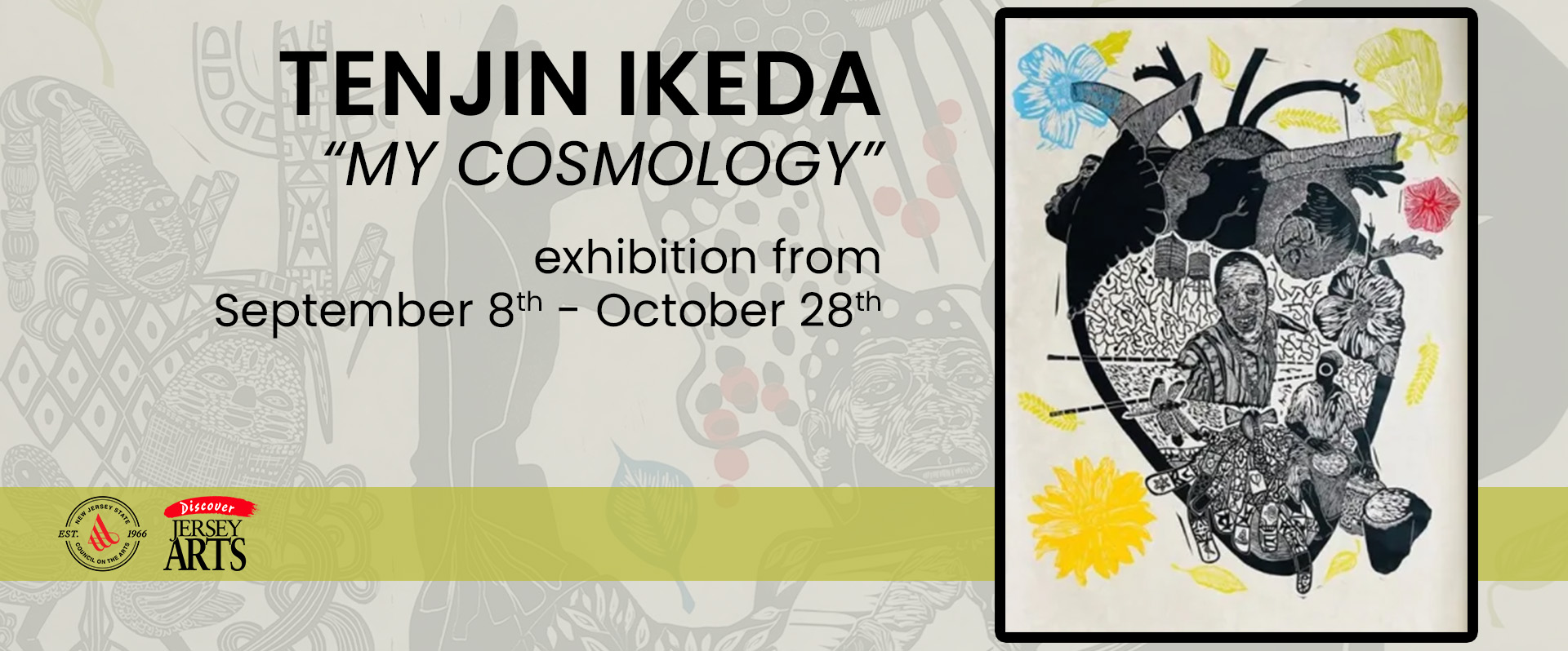 Tenjin Ikeda exhibition from Sep 8 - Oct 28